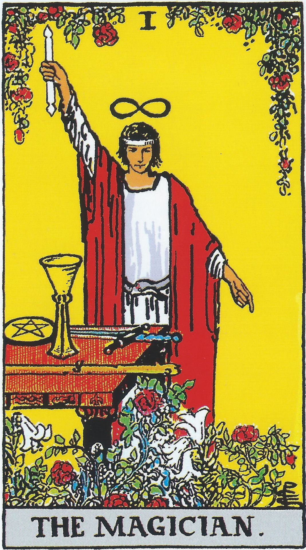 The Magician the magician rider Waite tarot